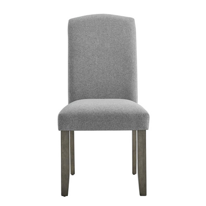Start2Finish Emily dining side chair with wooden legs and upholstered seat and back, showcasing a modern, comfortable design.