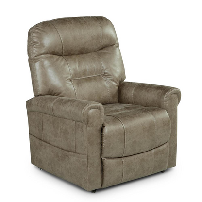 Start2Finish Ottawa power lift chair with heat feature, showing plush upholstery and adjustable recline in a modern furniture setting.