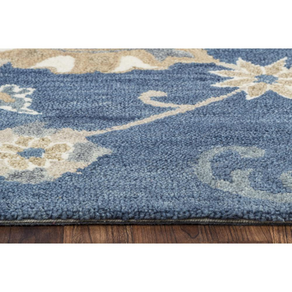 Hand tufted wool rug in 8x10 feet with cut pile, featuring a soft, textured surface in neutral tones from Start2Finish.