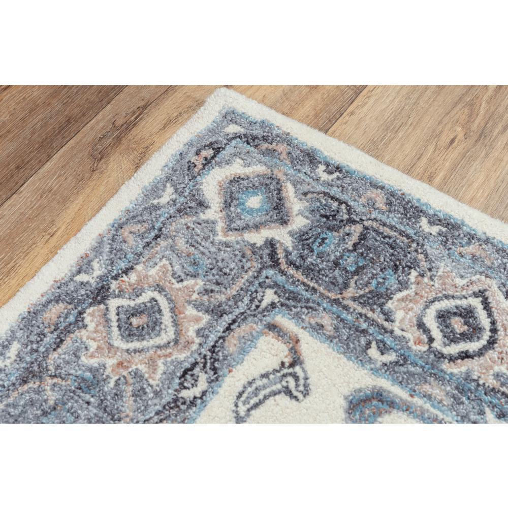 Start2Finish 8x10 hand-tufted rectangle rug with intricate pattern and plush texture, ideal for living room or bedroom decor.