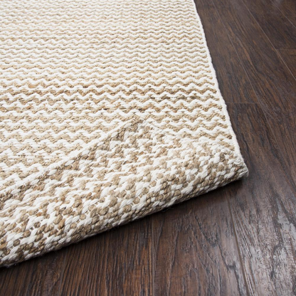 Start2Finish 8x10 hand-woven rectangle rug with intricate pattern and natural fibers, ideal for enhancing living room or bedroom decor.