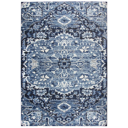 Start2Finish 7x10 machine-made rectangle rug with geometric pattern, ideal for living rooms or bedrooms.