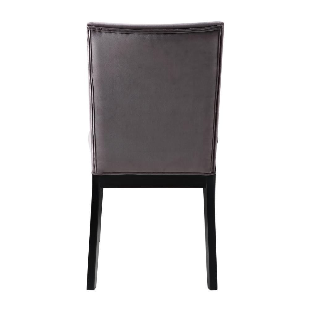 Grey Amalie Side Chair by Start2Finish with a modern design, featuring a sleek seat and sturdy legs.