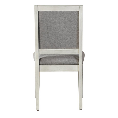 Start2Finish Canova side chair with wooden legs and upholstered seat, showcasing a modern, stylish design.