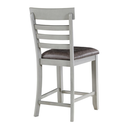 Gray Hyland Counter Chair by Start2Finish featuring a modern design with a cushioned seat and backrest for comfortable seating.