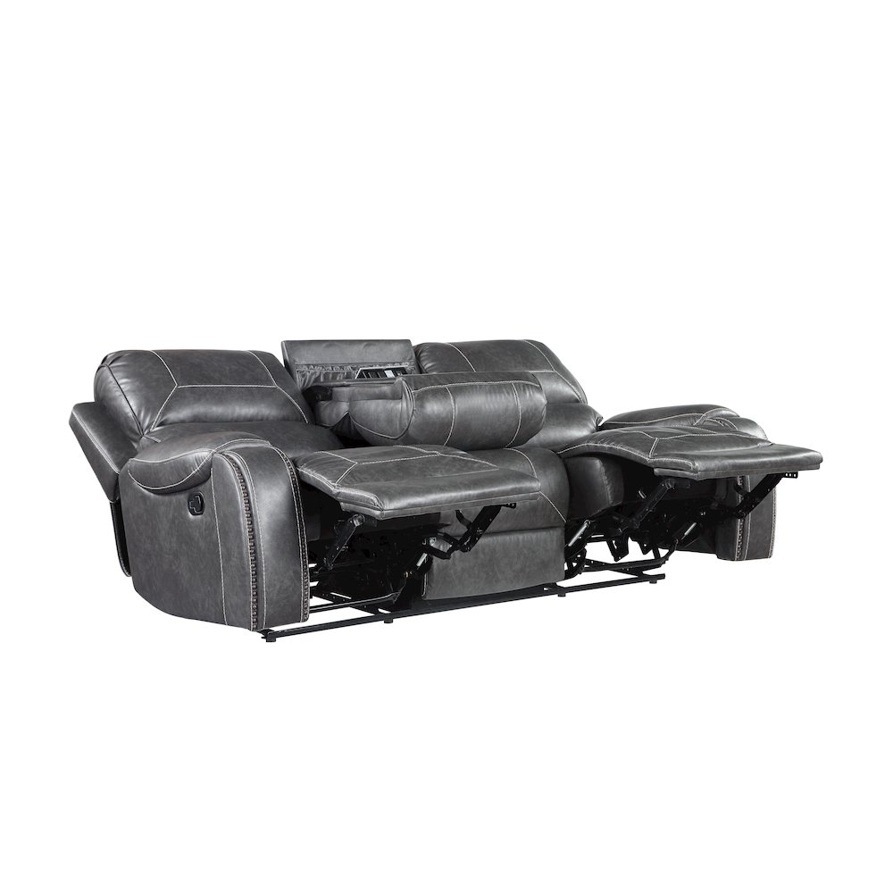 Gray Keily Manual Sofa by Start2Finish with plush fabric, cushioned seat, and modern design shown in the image.