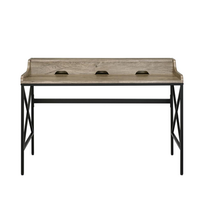 Start2Finish Corday desk with USB port, modern wooden office desk featuring integrated USB charging station and spacious workspace.