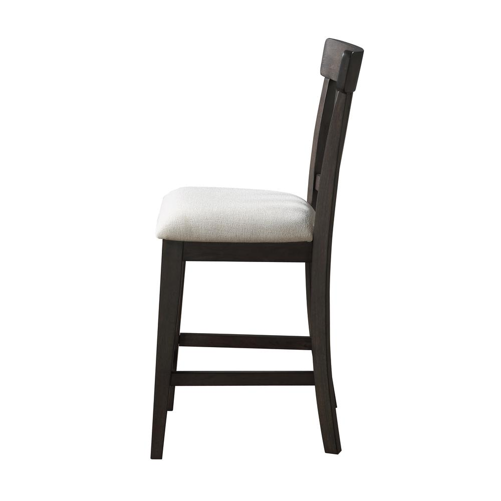 Pair of Napa Counter Chairs by Start2Finish featuring wooden frames and cushioned seats for kitchen or bar areas.