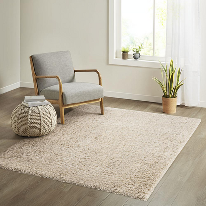 Super soft polyester shag area rug by Start2Finish featuring plush, high-pile texture in a modern design.