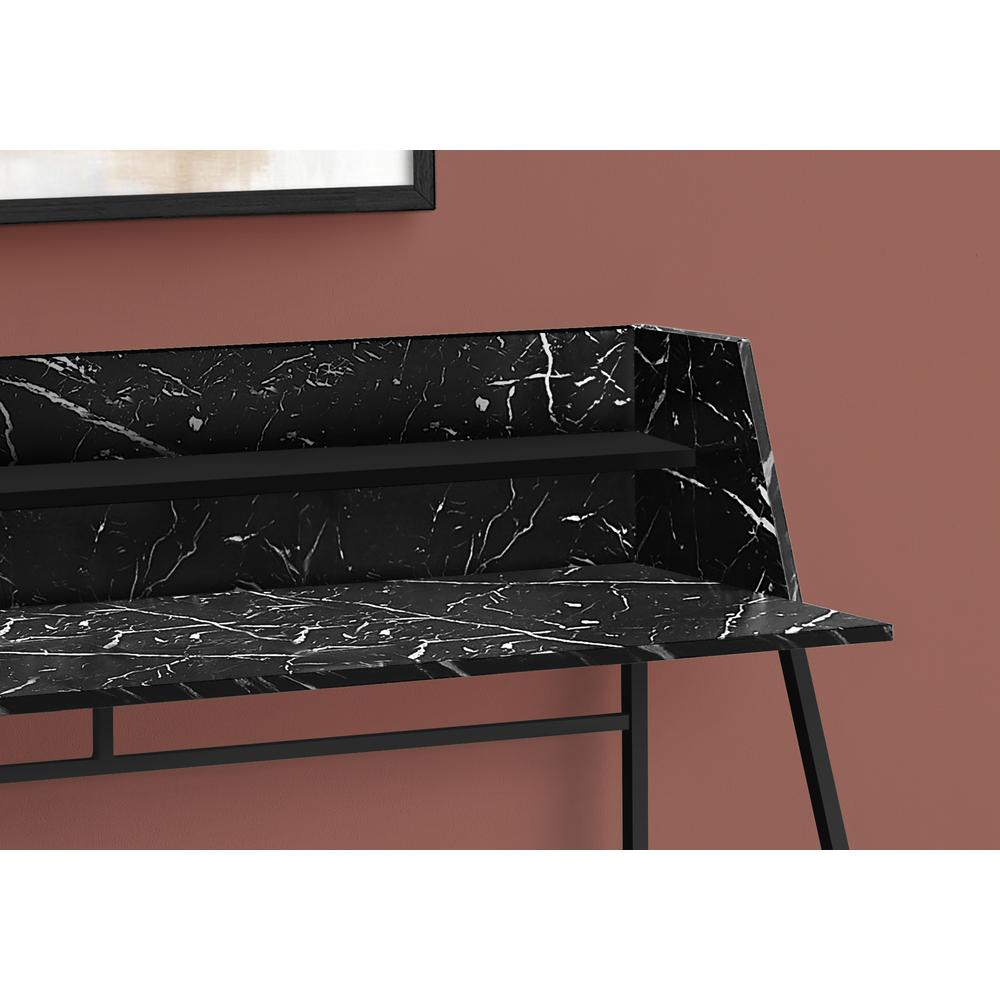 Start2Finish computer desk for home office with laptop workspace and storage shelves, 48-inch size, modern design