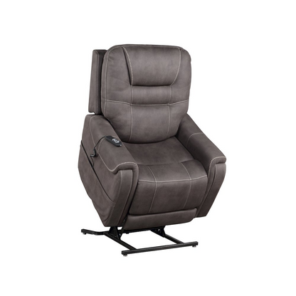 Start2Finish Brisbane Power Lift Chair with 3-position recline, plush fabric, and sturdy frame for comfortable seating.