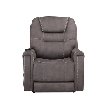 Start2Finish Brisbane Power Lift Chair with adjustable reclining and lifting features, shown in a comfortable fabric upholstery.