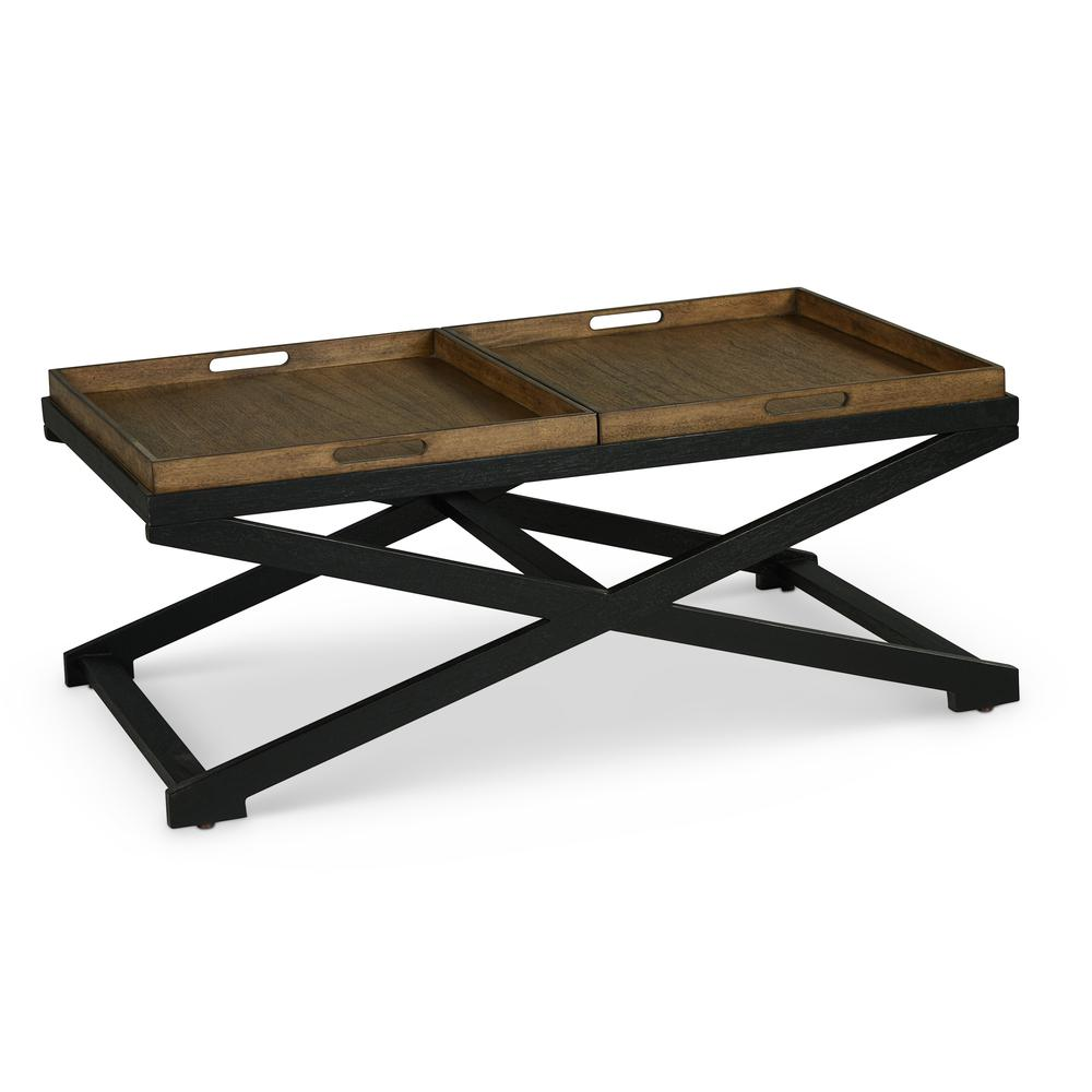 Start2Finish Topeka Cocktail Table showing a modern wooden furniture piece with a smooth surface and sturdy legs.