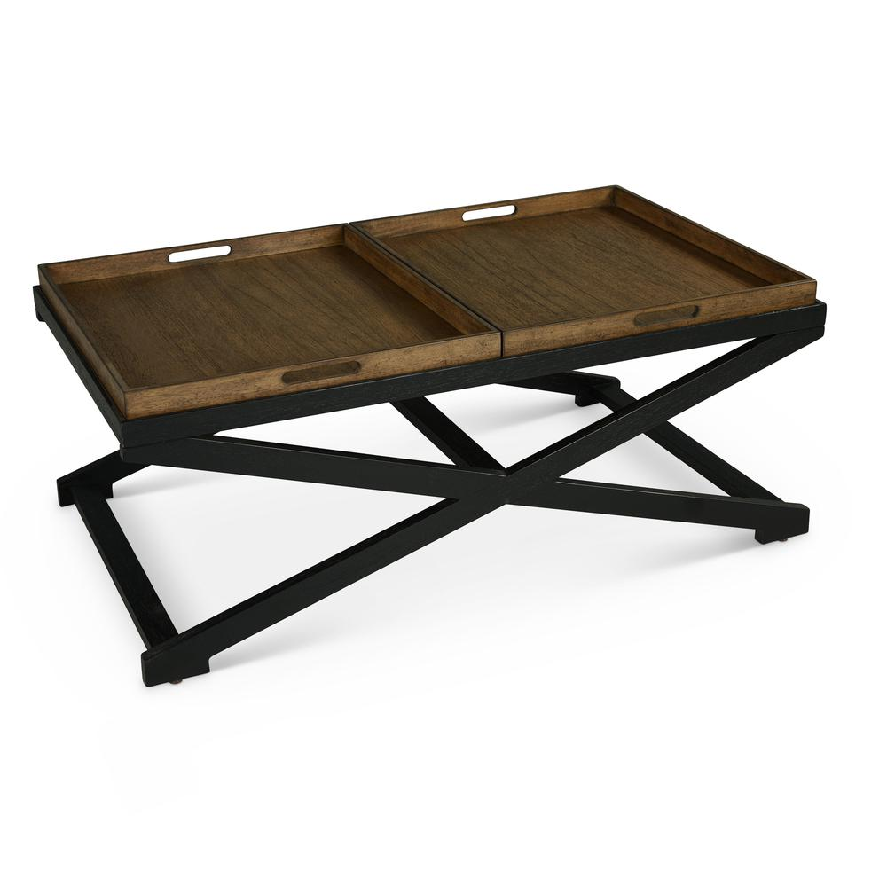 Start2Finish Topeka Cocktail Table, modern furniture with a sleek wooden top and sturdy legs, ideal for living room or lounge areas.