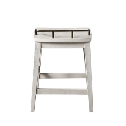Start2Finish Pendleton counter stool with wooden legs and upholstered seat, showcasing a stylish and comfortable bar seating option.