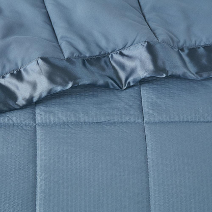 Start2Finish oversized down alternative bedding blanket with satin trim, plush and warm for a cozy bedroom accessory.