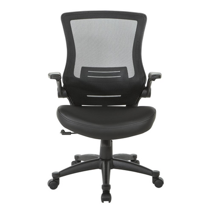 Start2Finish black faux leather manager&