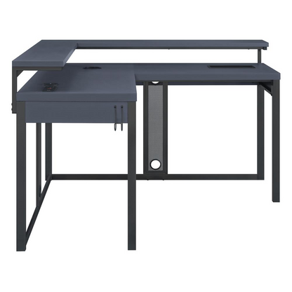 Start2Finish Loadout L-shaped gaming desk with spacious surface and modern design, ideal for gaming and home office setups.