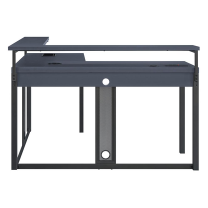 Start2Finish Loadout L-Shape Gaming Desk with spacious surface, modern design, and sturdy metal frame for gaming and work setups.