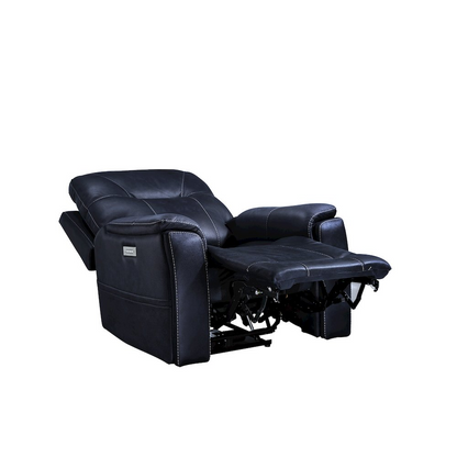 Start2Finish Lexington Power Media Recliner with plush upholstery, padded armrests, and built-in media tray for comfortable relaxation.