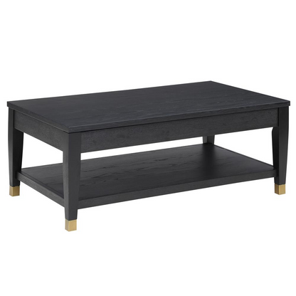 Start2Finish Yves lift-top coffee table showing the wooden surface in a modern furniture setting.