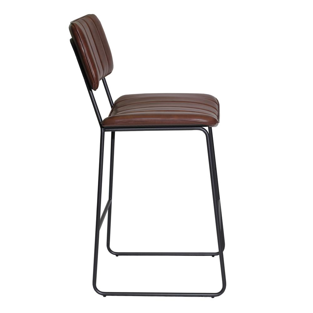 Start2Finish Tribeca Barstool with wooden seat and metal frame, modern furniture piece suitable for kitchen or bar area.
