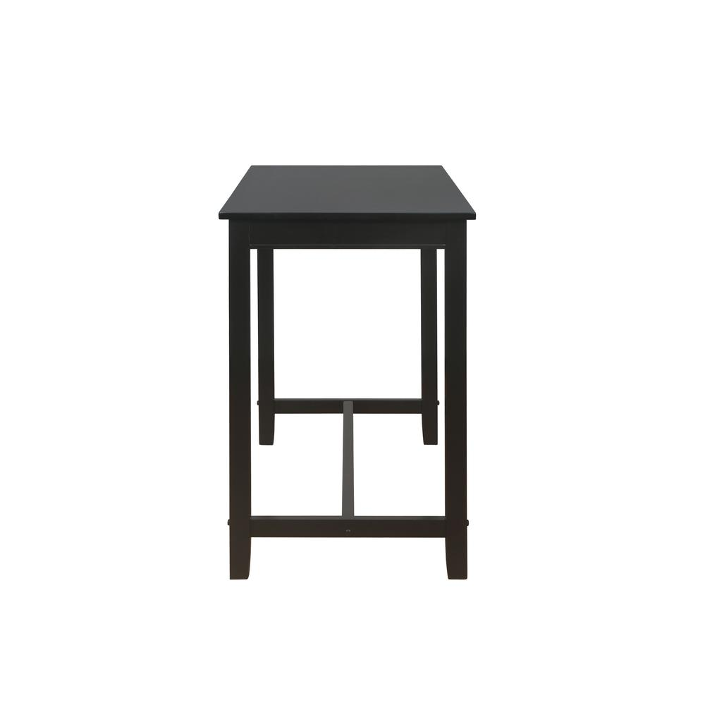 Black Claridge Counter Pub Table by Start2Finish, showcasing a sleek, modern furniture piece with a sturdy tabletop and stylish design.