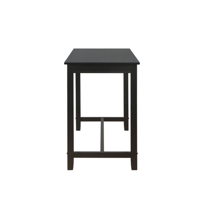 Black Claridge Counter Pub Table by Start2Finish, showcasing a sleek, modern furniture piece with a sturdy tabletop and stylish design.