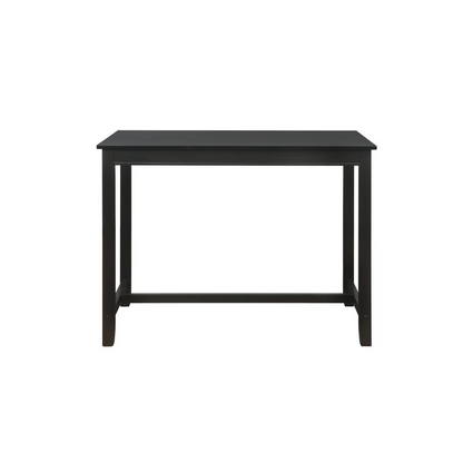 Start2Finish Claridge Counter Pub Table in black, modern furniture piece with a sturdy tabletop and sleek design.