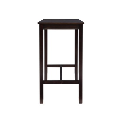 Start2Finish Claridge 42-inch walnut bar height pub table, modern furniture piece with a sturdy design and sleek finish.