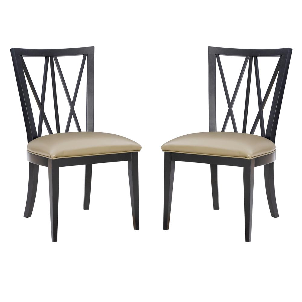 Black Bailey chair by Start2Finish featuring a modern design with a cushioned seat and sleek black upholstery.