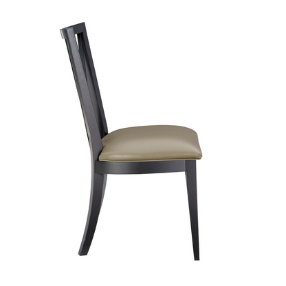 Black Bailey Chair by Start2Finish with a modern design and plush cushioning, shown in a stylish indoor setting.