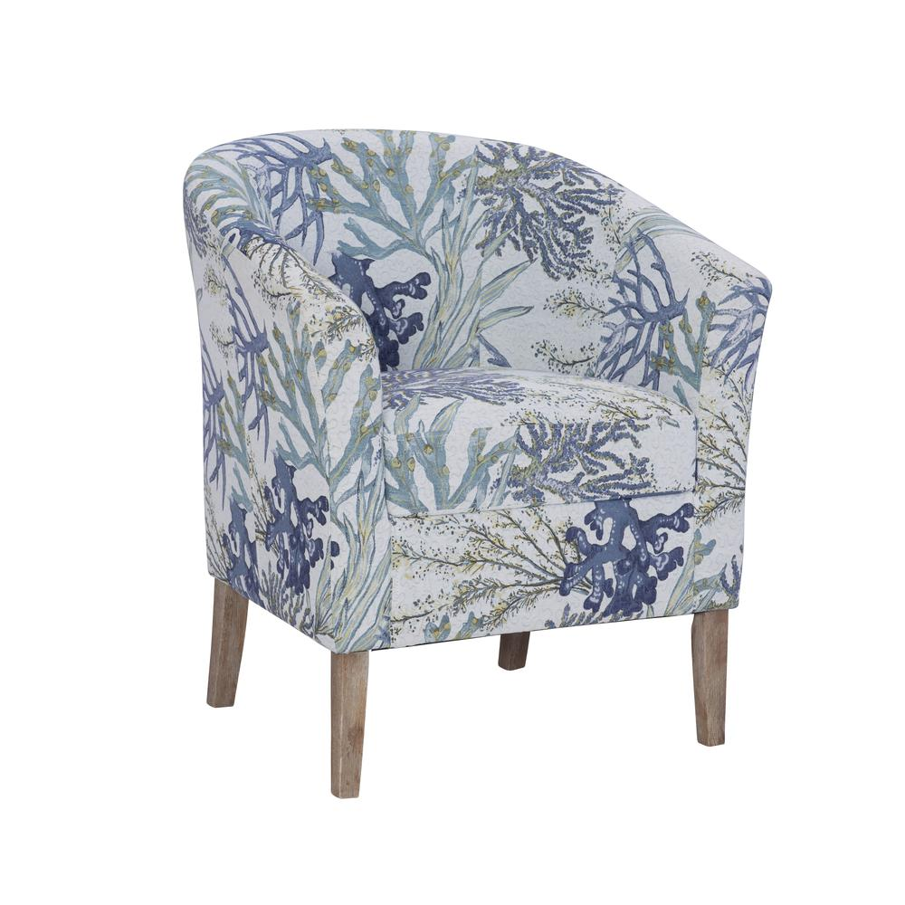 Start2Finish Simon Club Chair in Oceanside fabric, featuring plush cushioning and a stylish, modern furniture design.