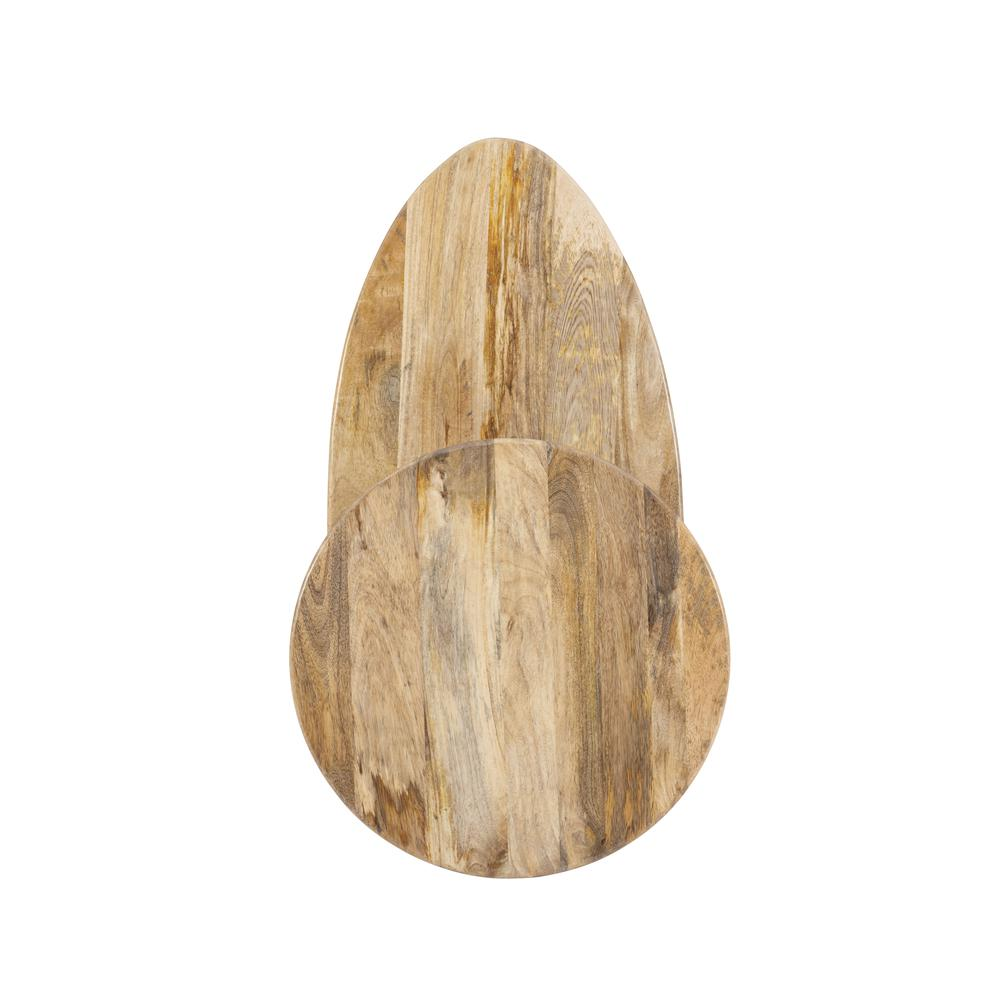 Start2Finish Tavin Two Tiered Coffee Table in natural wood and gold finish, modern furniture with two-tier design and sleek style.