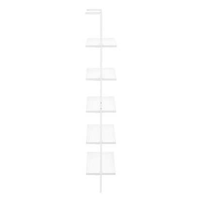 Start2Finish 5-tier bookshelf and ladder-style bookcase, ideal for office or bedroom storage and organization.