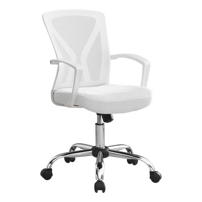 Start2Finish ergonomic office chair with adjustable height, swivel base, armrests, and cushioned seat for comfortable computer work.