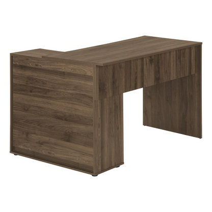 Start2Finish L-shaped corner computer desk with storage drawers, ideal for home office workspaces.