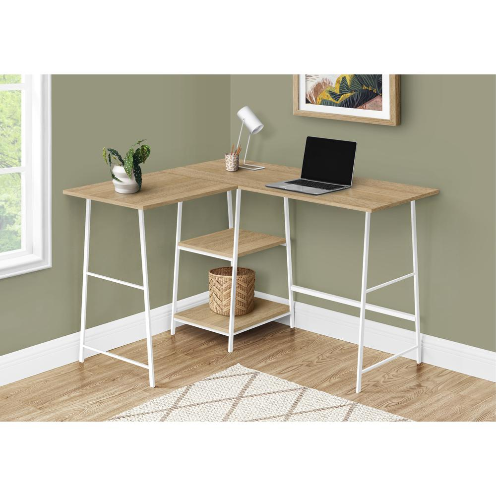Start2Finish L-shaped home office computer desk with storage shelves and corner design, ideal for workspace organization.