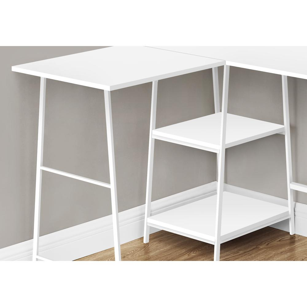 Start2Finish L-shaped home office computer desk with corner design and storage shelves, ideal for workspace organization.