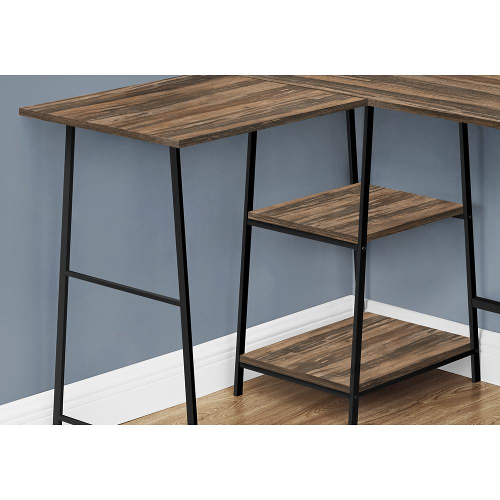 Start2Finish L-shaped computer desk with corner design and storage shelves for home office use, 48L size, furniture image