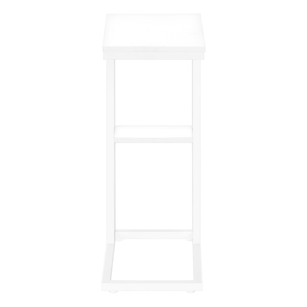Start2Finish C-shaped accent table with a sleek end and side design, perfect for living room or bedroom use.