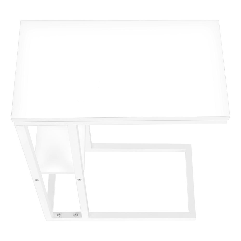Start2Finish C-shaped accent table, end table for living room or bedroom, with a sleek design and sturdy construction.