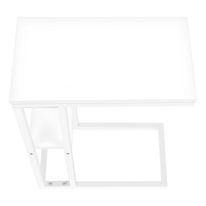 Start2Finish C-shaped accent table, end table for living room or bedroom, with a sleek design and sturdy construction.