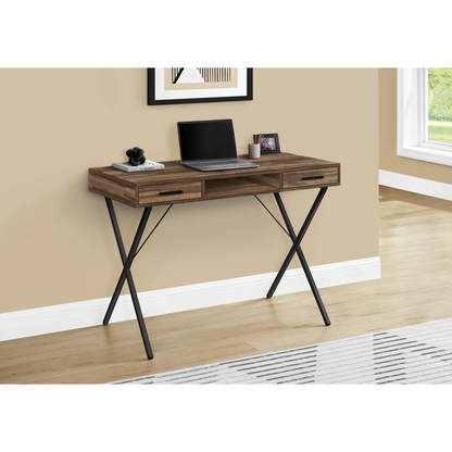 Start2Finish computer desk for home office with storage drawers, shown in left and right set-up, designed for laptop and workspace.
