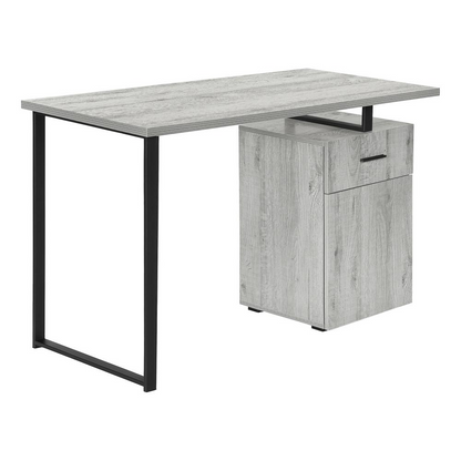 Start2Finish computer desk for home office with storage drawers, shown in left and right setup, suitable for laptops and workspaces.