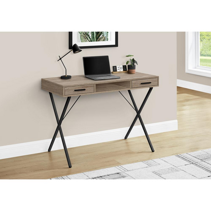 Start2Finish computer desk for home office with storage drawers, suitable for left or right setup, 42 inches long.