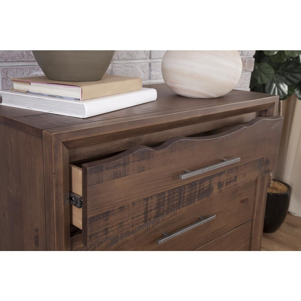 Start2Finish Lofton Nightstand with drawer and open shelf, wooden finish and modern design, ideal for bedroom storage.