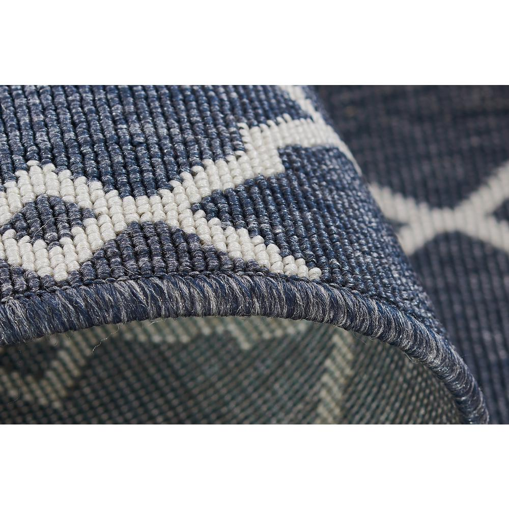 Start2Finish contemporary denim rectangle area rug, 5&