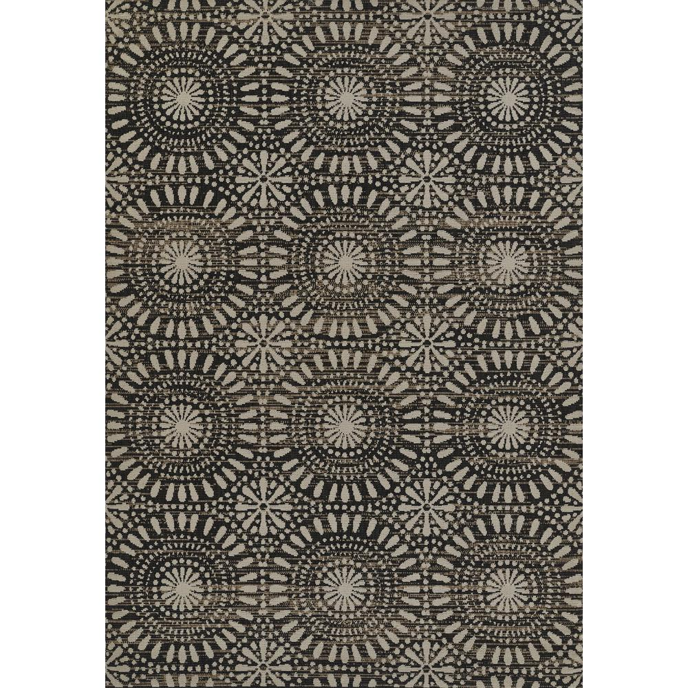 Start2Finish transitional rectangle area rug in neutral tones, 6&