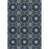 Start2Finish navy transitional rectangle area rug, 7&